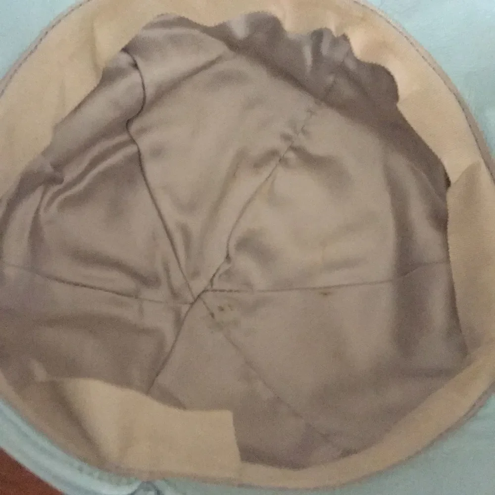 Vintage MILFUR Blue Leather Hat